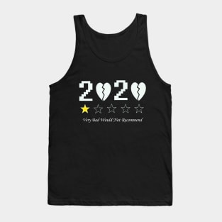 2020 One Star Rating Very Bad Would Not Recommend Funny T-Shirt Tank Top